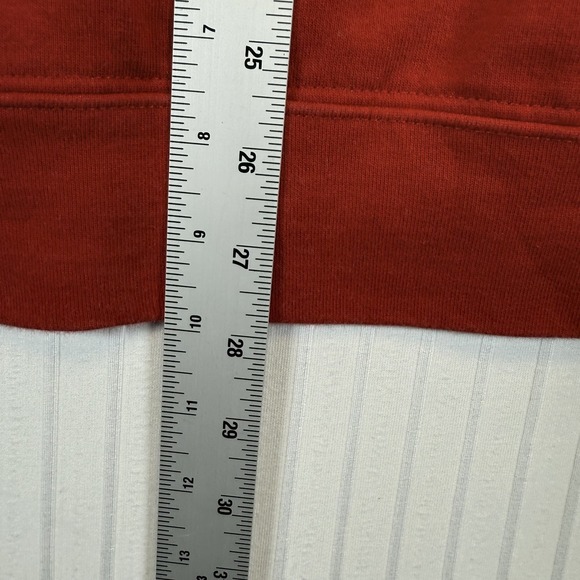 Tommy Hilfiger Sweater Men XL Red Pull‎ Over Quarter Zip Sweatshirt Long Sleeve - Picture 7 of 9
